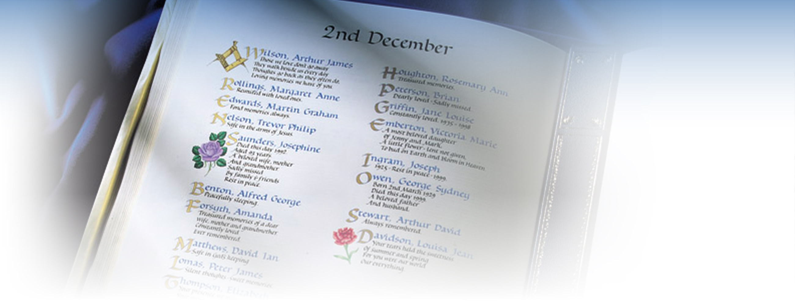 Harwood Park Book of Remembrance