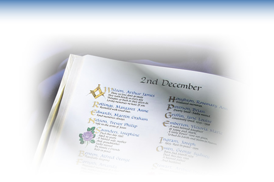 Harwood Park Book of Remembrance