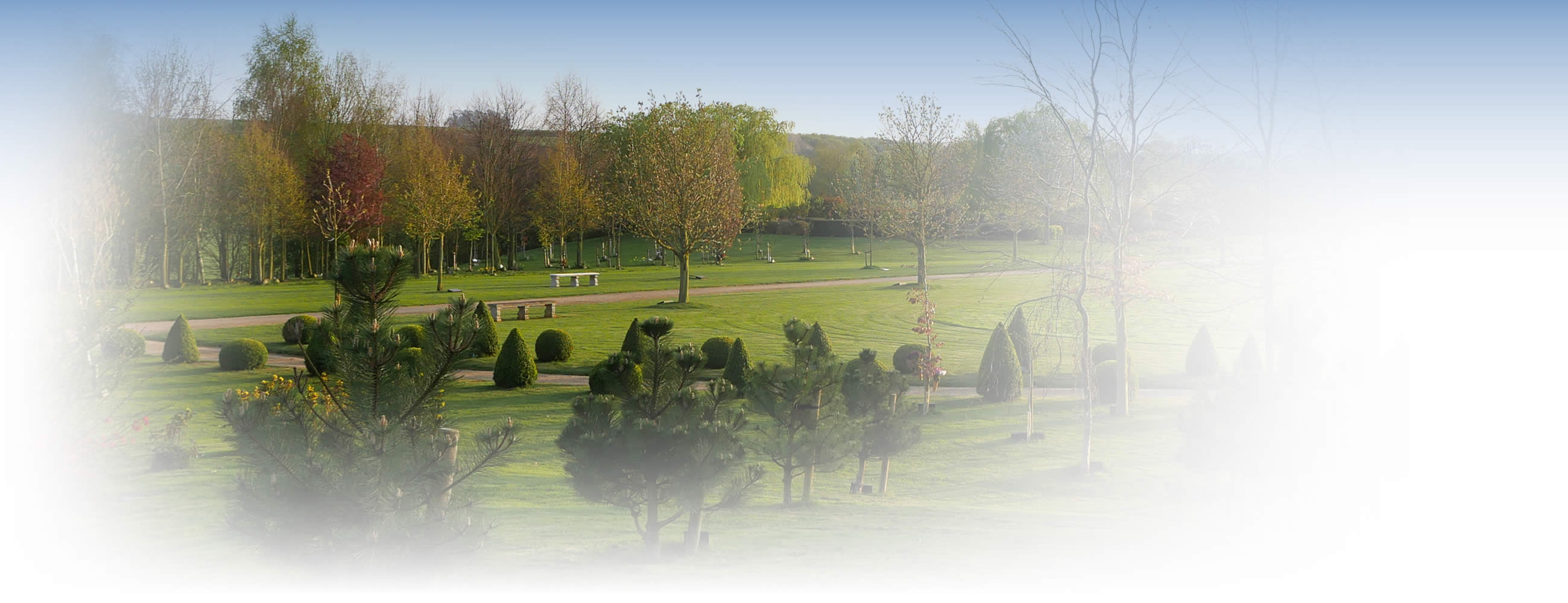 View of the grounds at Harwood Park