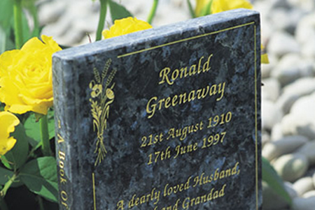 Book of Memories plaque